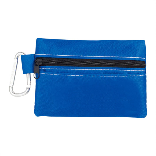 Zippered 20PC First Aid Pouch Blue